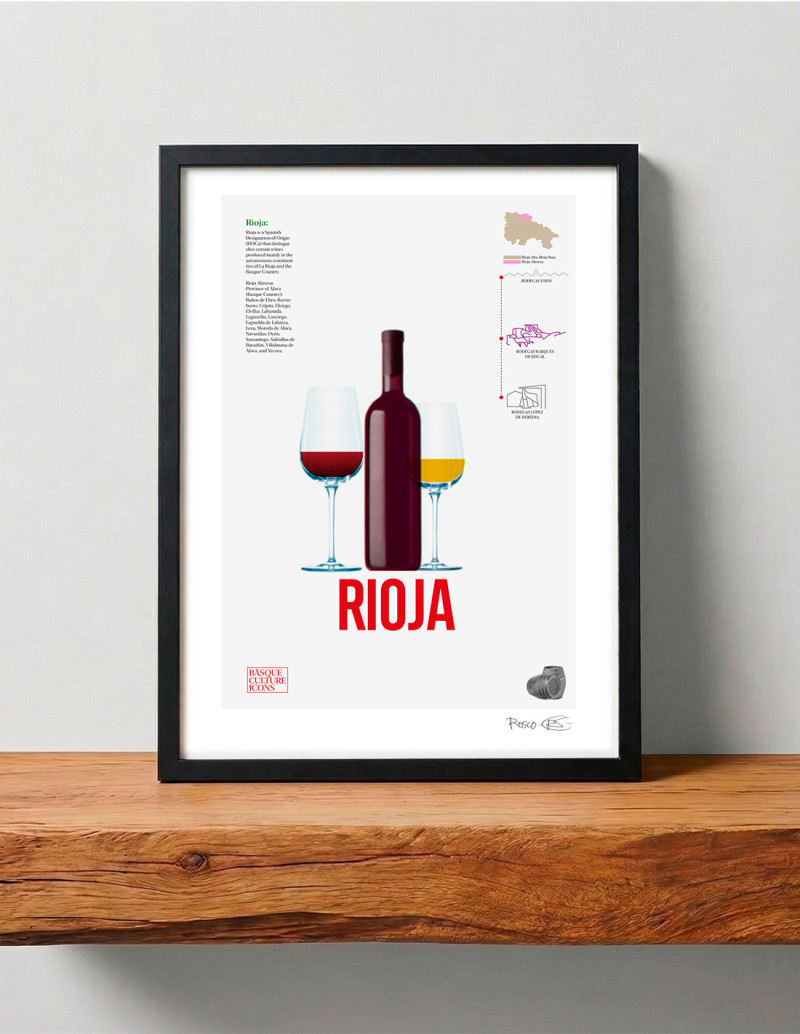 Collage "Rioja" by Rosco - A4 and A3 reproductions
