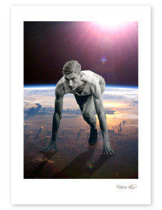 Collage "Corredor espacial" by Rosco - A4 and A3...