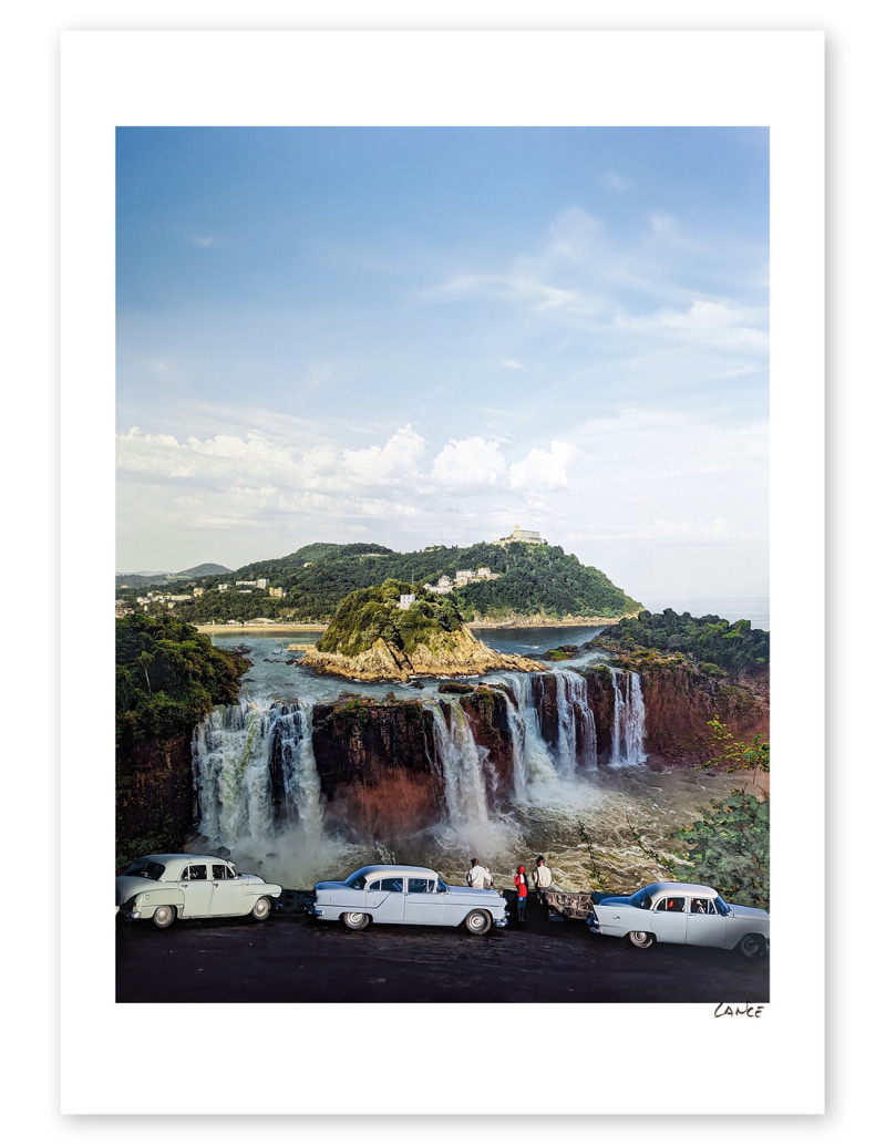 Collage "El mirador de las cataratas" by Lance....