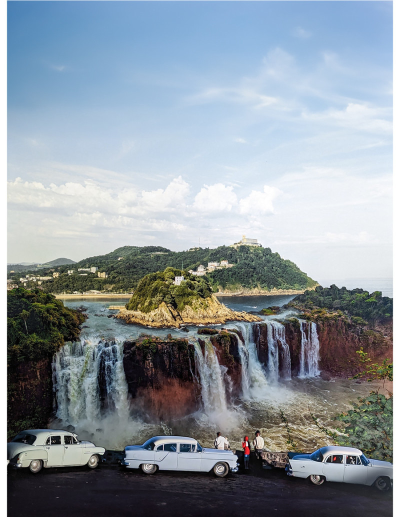 Collage "El mirador de las cataratas" by Lance....