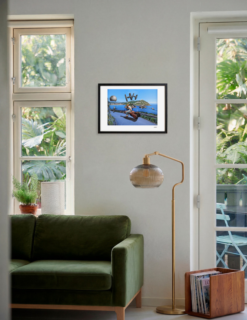 Collage "Las vacaciones de Steve" by Lance. A4,...