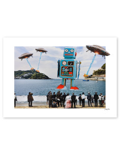 Collage "The invaders" de Lance - Reproducciones A4 y A3