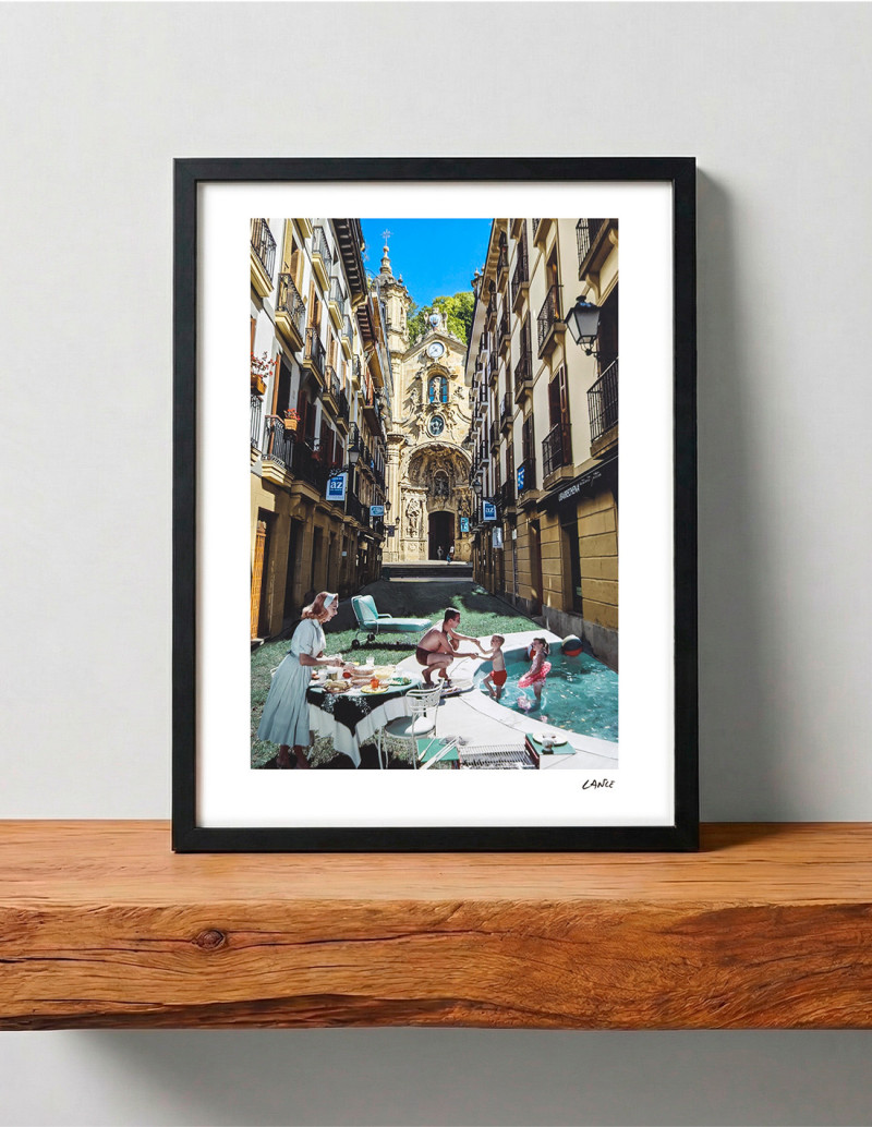 Collage "Vida Campestre" by Lance. A4, A3...