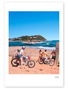 "Easy Riders" collage by Lance. A4, A3 reproductions
