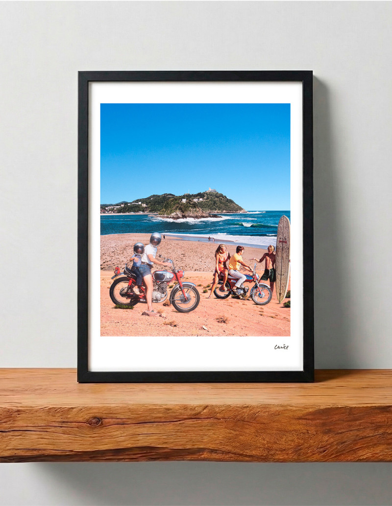 "Easy Riders" collage by Lance. A4, A3...