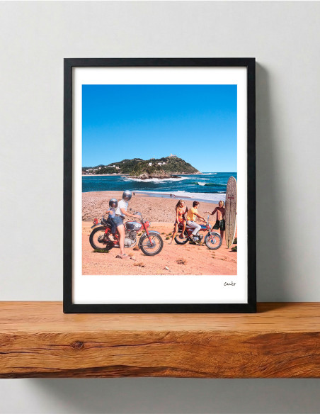"Easy Riders" collage by Lance. A4, A3 reproductions