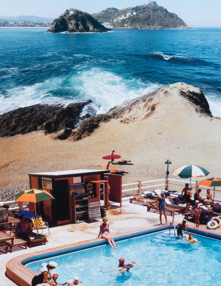 Collage "Pool Bay" by Lance. A4, A3 and A2 reproductions