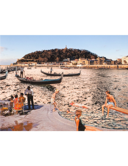 Collage "Donosti veneciana" de Lance - Reproducciones A4, A3 y A2