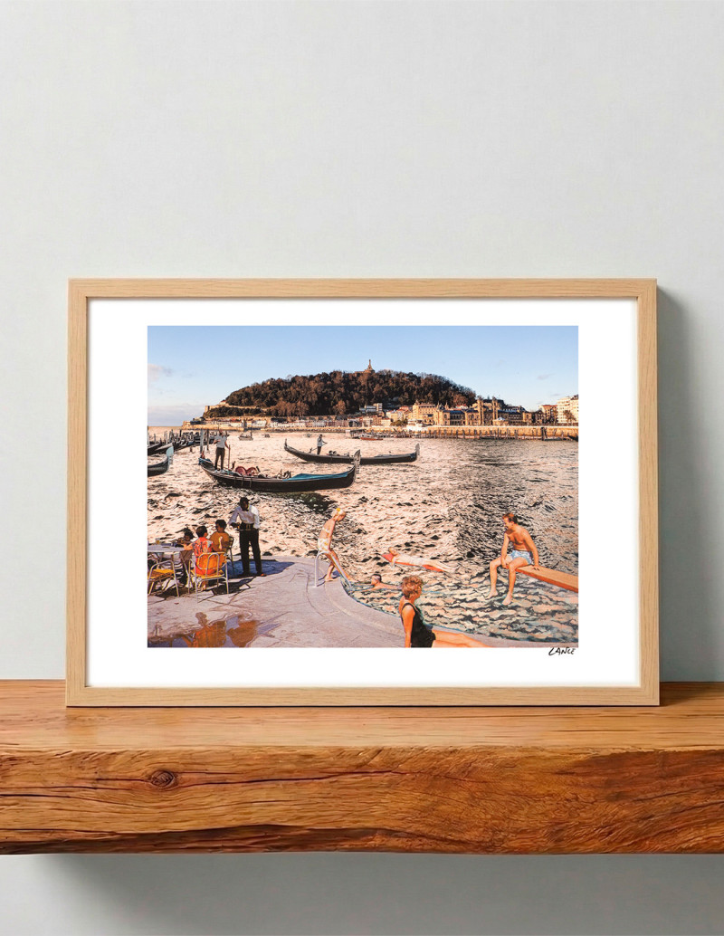Collage "Donosti venecianal" by Lance. A4, A3...