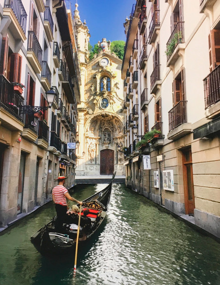 "La pequeña Venecia" collage by Lance. A4, A3 and A2 reproductions