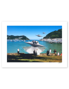 Collage "El Viaje" by Lance. A4, A3 and A2 reproductions