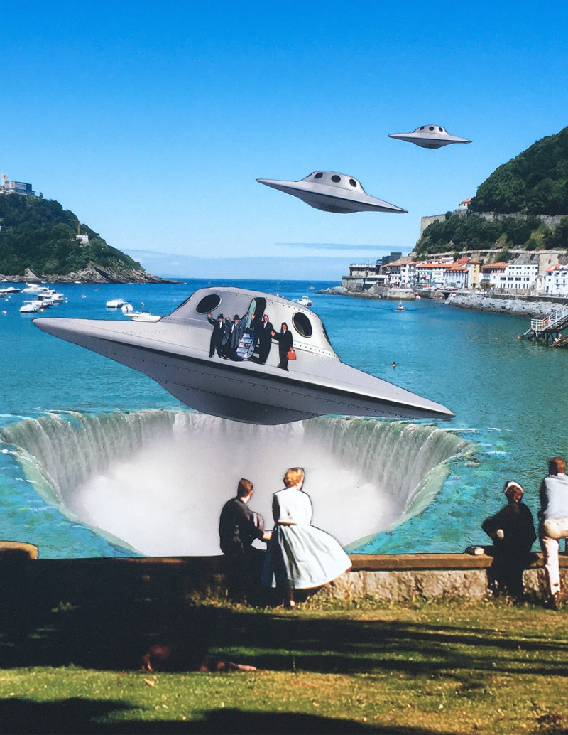 Collage "El Viaje" by Lance. A4, A3 and A2...
