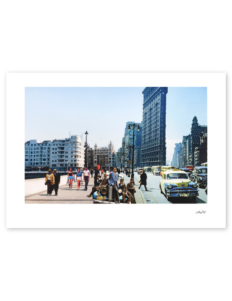 "Los chicos del barrio" collage by Lance. A4,...