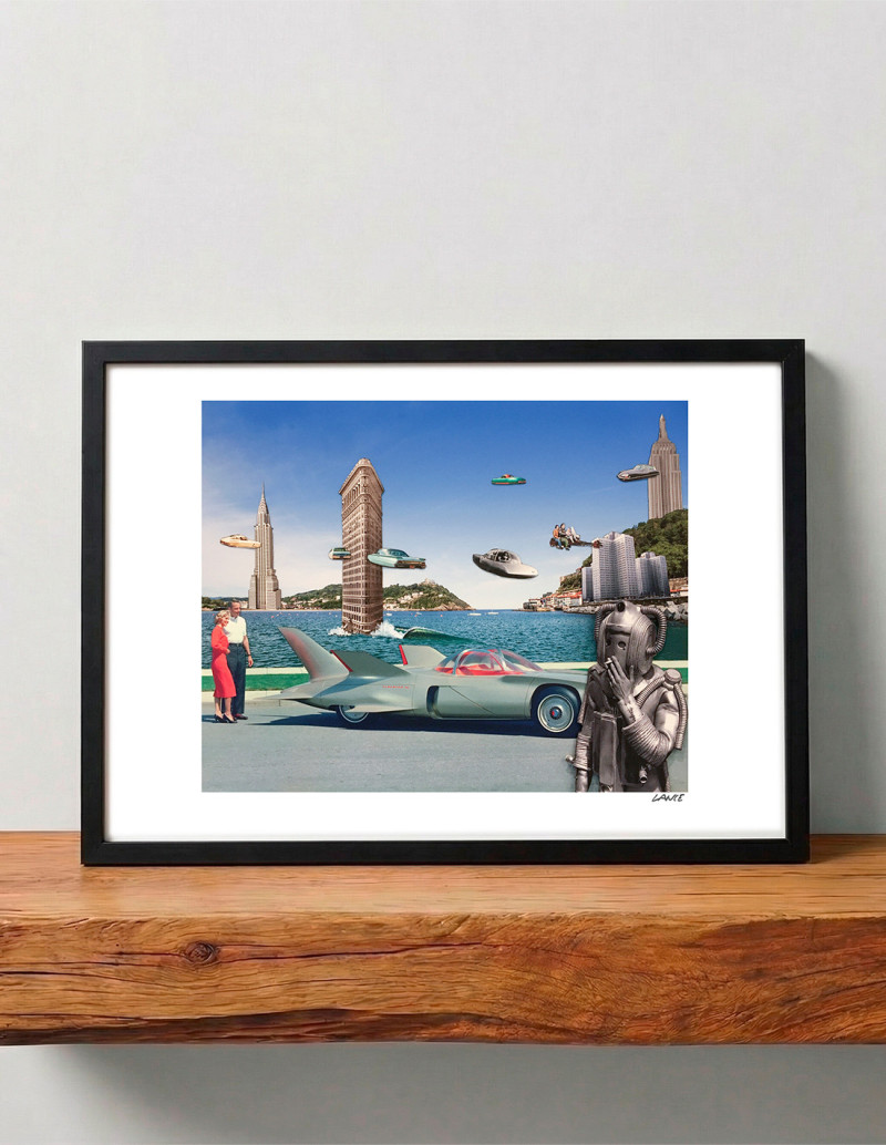 Collage "2021 futuro paralelo" by Lance. A4, A3...