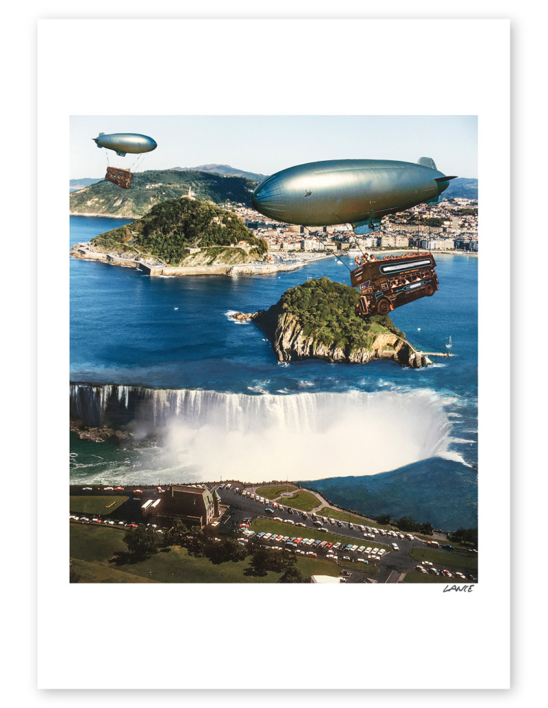Collage "La gran atracción" de Lance -...