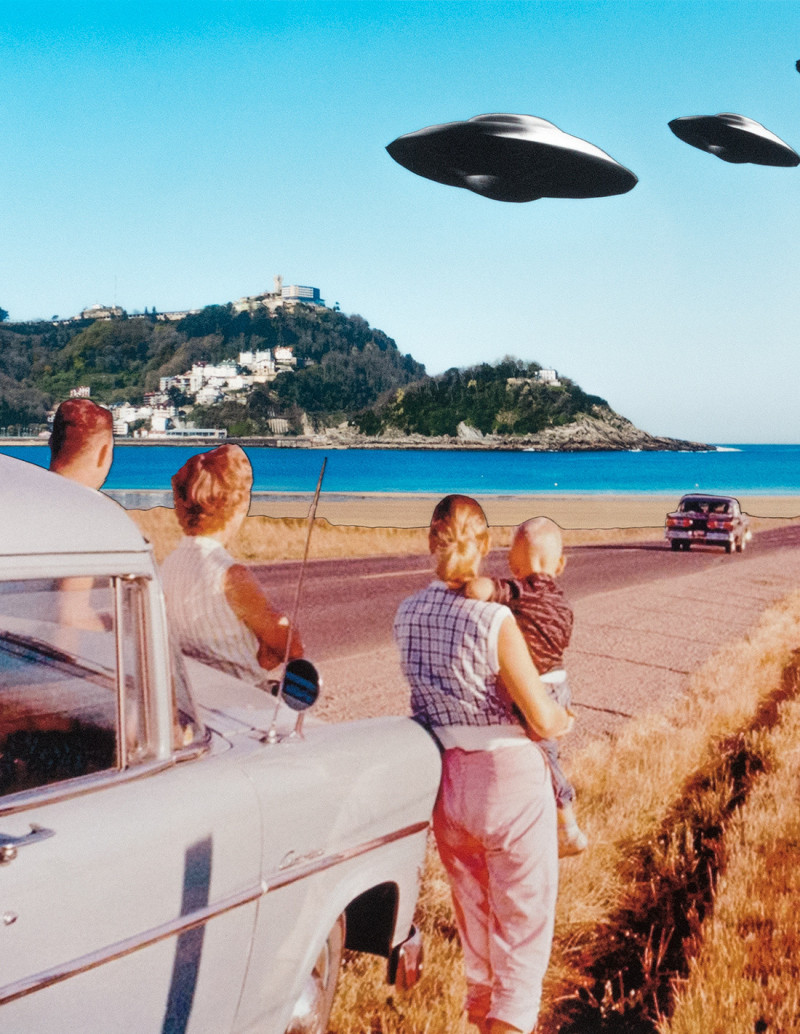 Collage "La llegada 2" de Lance -...