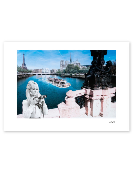 "Donosparis" collage by Lance. A4, A3 reproductions