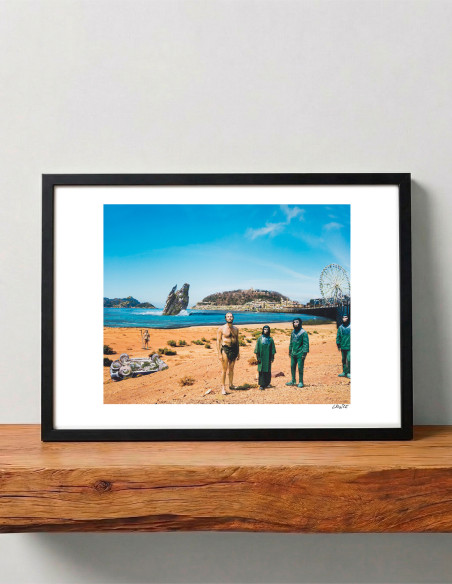 Collage "Survivors in Donosti" by Lance. A4, A3 reproductions