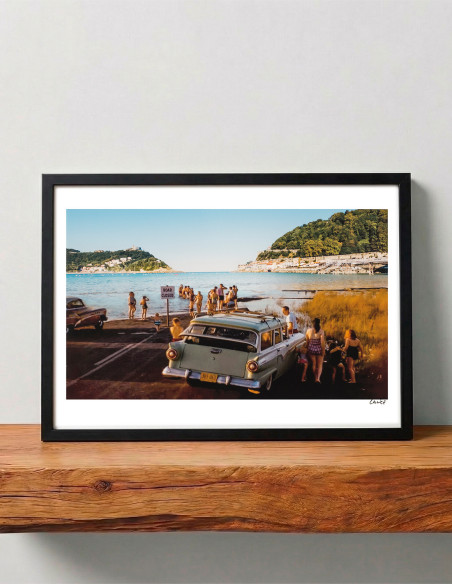 Collage "Road Closed" by Lance. A4, A3 reproductions
