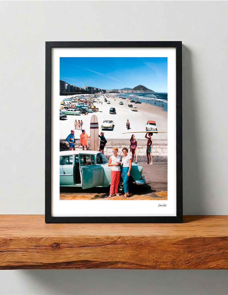 Collage "Beach Parking" by Lance. A4, A3...