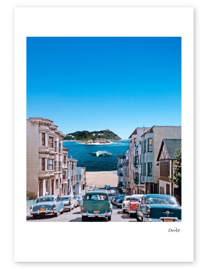 Collage "Sanse Francisco 2" by Lance. A4, A3...