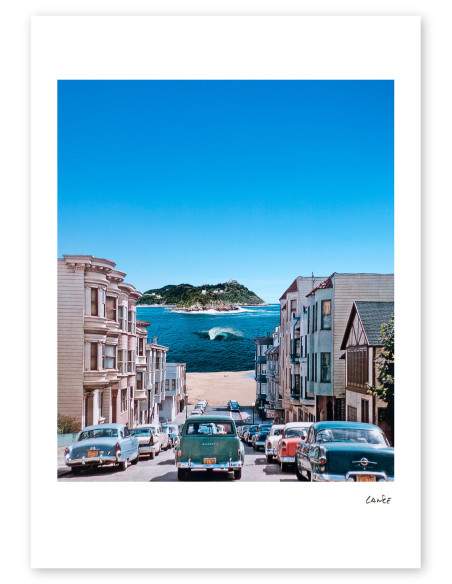 Collage "Sanse Francisco 2" de Lance - Reproducciones A4 y A3
