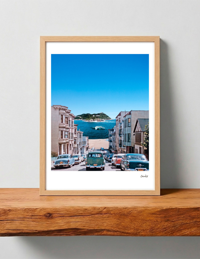 Collage "Sanse Francisco 2" by Lance. A4, A3...