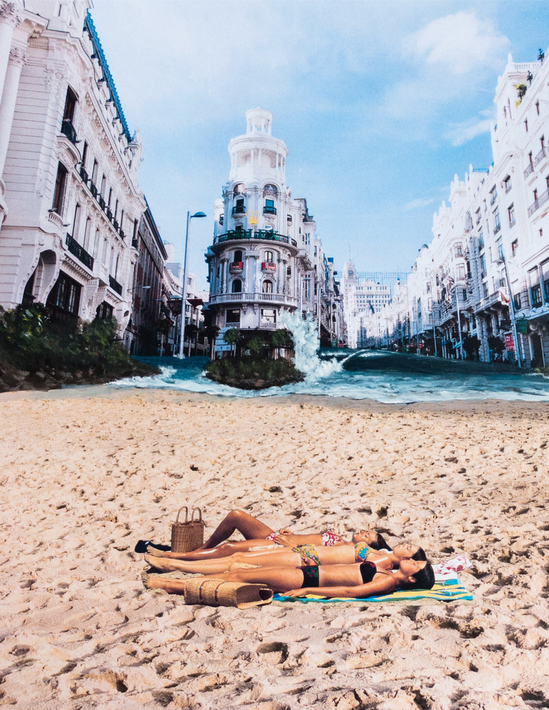 Collage "Madrid Beach" de Lance -...