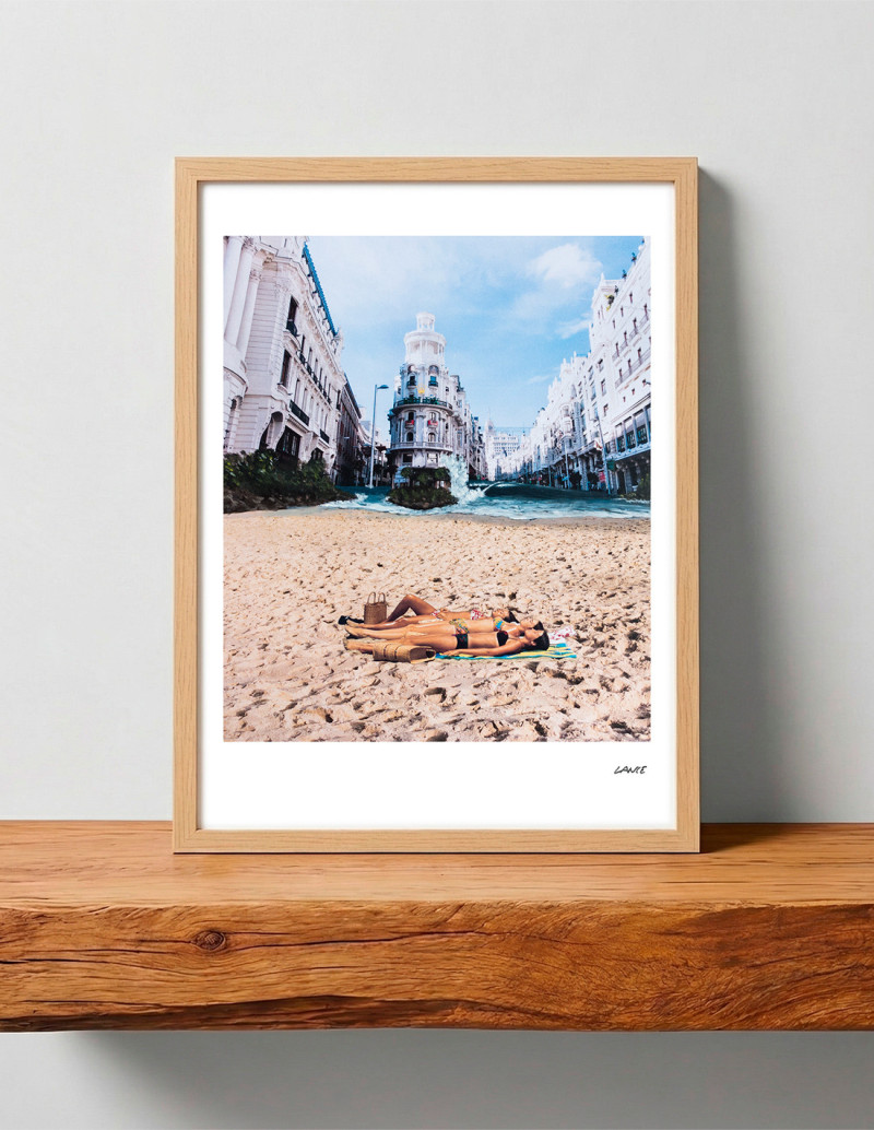 Collage "Madrid Beach" de Lance -...