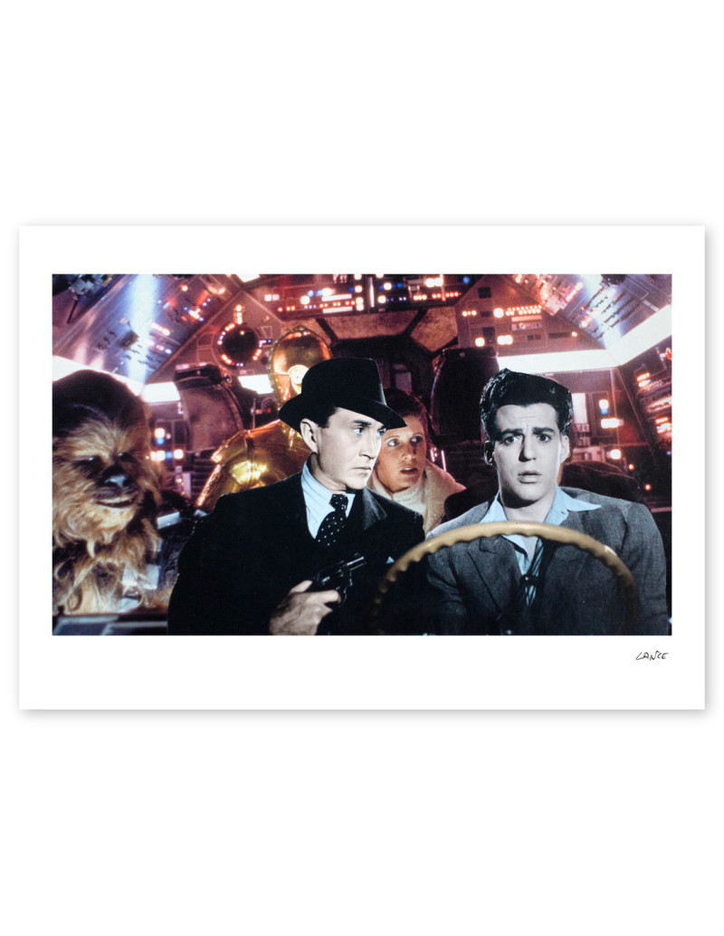 Collage "El Secuestro" by Lance - 21 x 30...