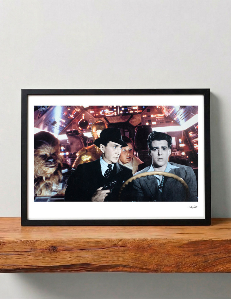 Collage "El Secuestro" by Lance - 21 x 30...