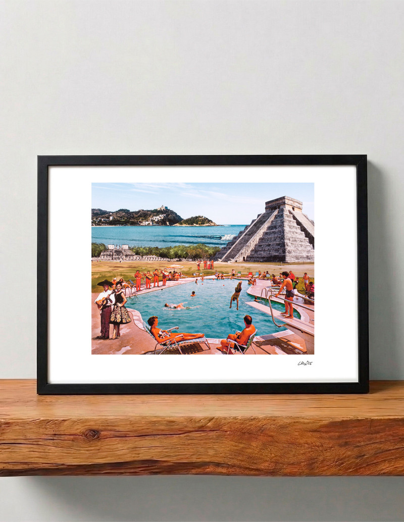 Collage "México Lindo" by Lance. A4, A3...