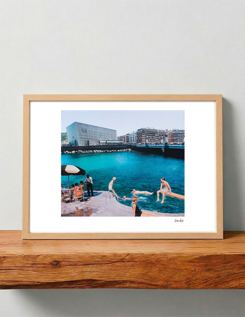 Collage "Piscina Kursaal" by Lance. A4, A3...