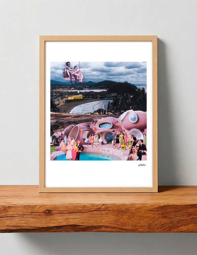 Collage "The Party" by Lance. A4, A3 reproductions