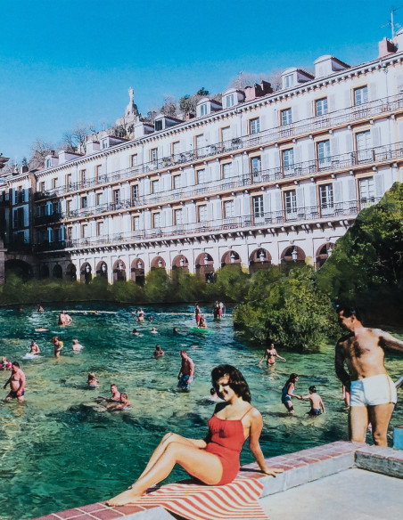 Collage "Piscina Consti 1" by Lance. A4, A3 reproductions