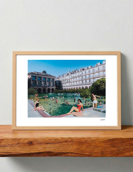 Collage "Piscina Consti 1" by Lance. A4, A3 reproductions