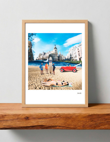 Collage "Madridfornia" by Lance. A4, A3 reproductions