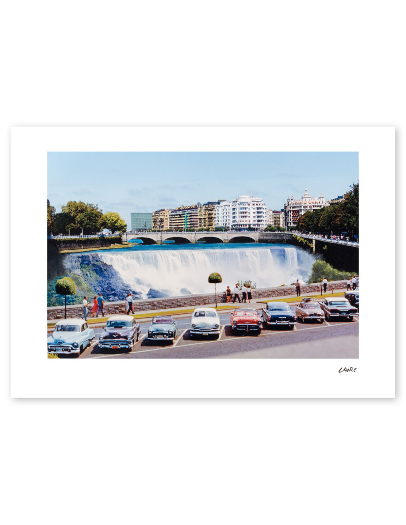 Collage "River Falls" by Lance. A4, A3...