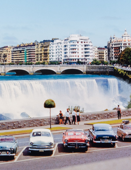 Collage "River Falls" by Lance. A4, A3 reproductions