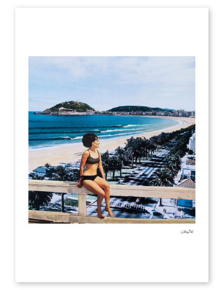 Collage "Terraza Con Vistas" Piscinas 4 by Lance - A4 Reproduction