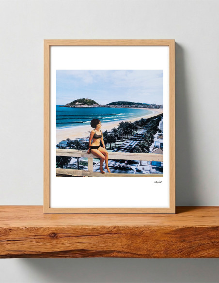 Collage "Terraza Con Vistas" Piscinas 4 by Lance - A4 Reproduction