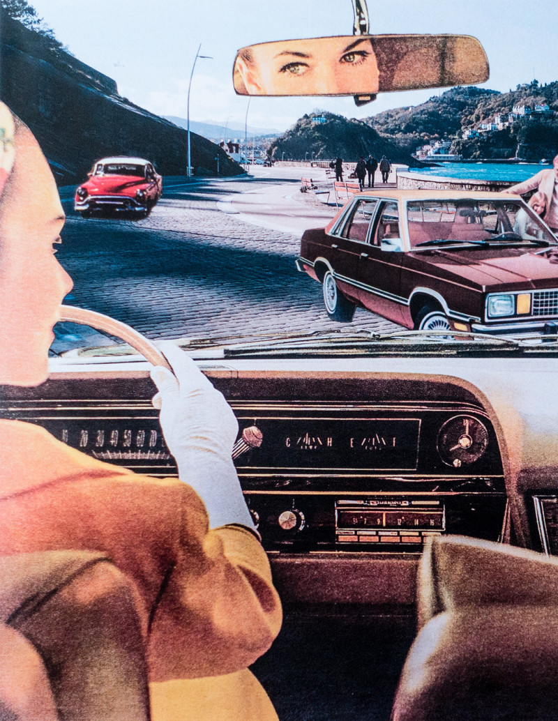 Collage "Paseo Nuevo" by Lance - A4 Reproduction