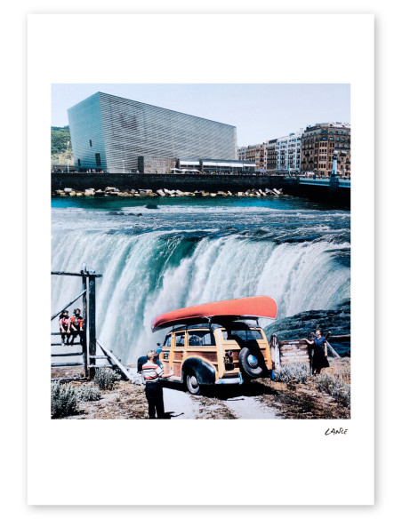 Collage "Cataratas 3" by Lance - A4  Reproduction