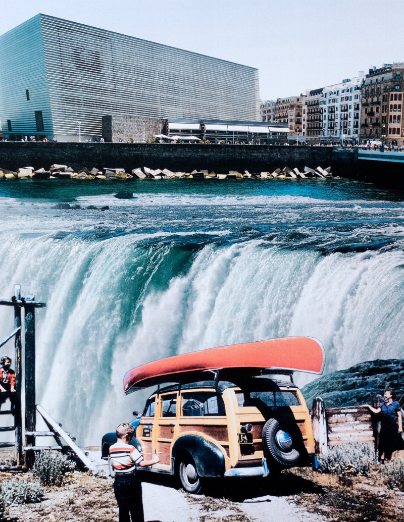 Collage "Cataratas 3" by Lance - A4  Reproduction