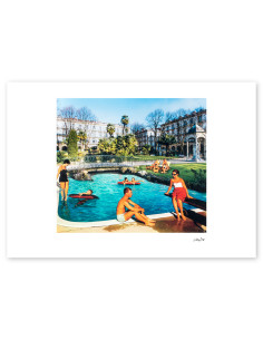 Collage "Verano en la plaza" de Lance - Reproducciones A4...