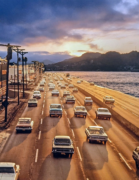 Collage "Autopista con vistas" de Lance - Reproducciones A4 y A3