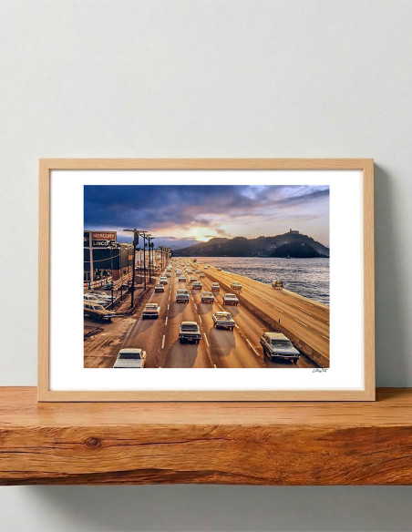 Collage "Autopista con vistas" by Lance. A4, A3 reproductions
