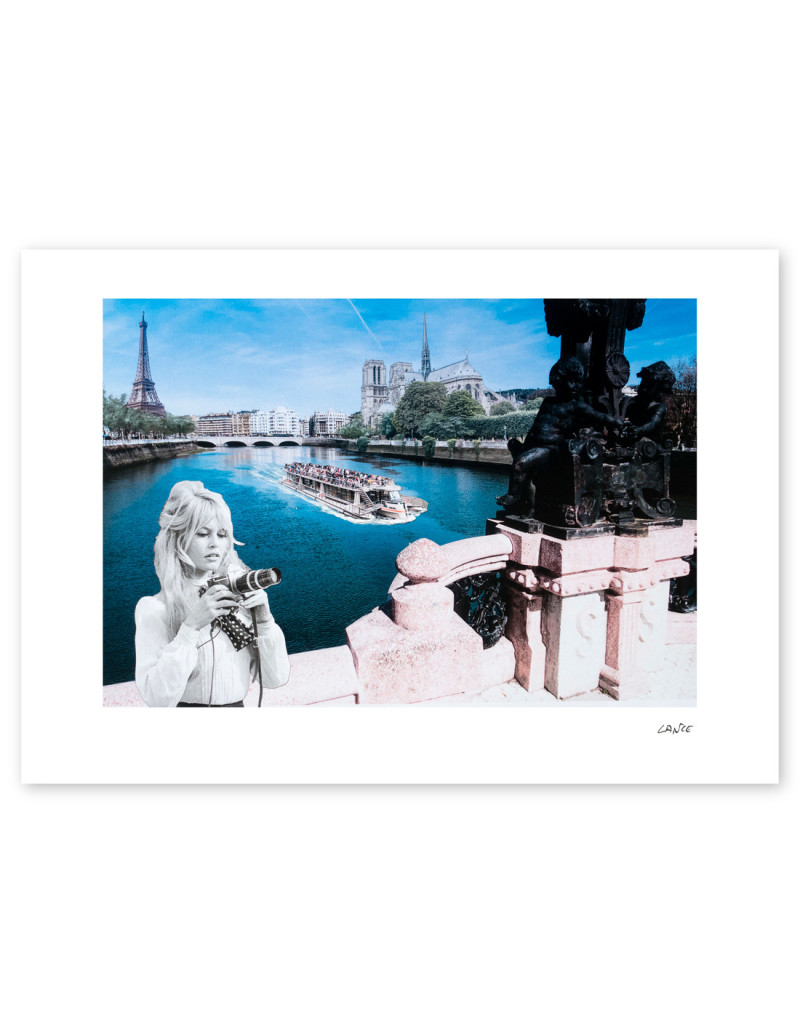 Collage "Le Photographe" by Lance. A4, A3...