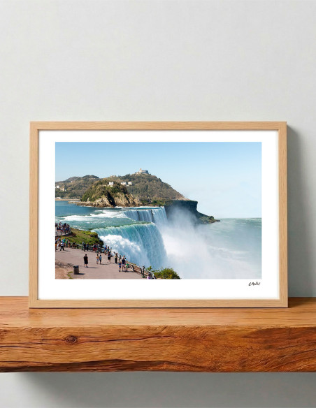 Collage "Cataratas Donostiarras 4" by Lance. A4, A3 reproductions