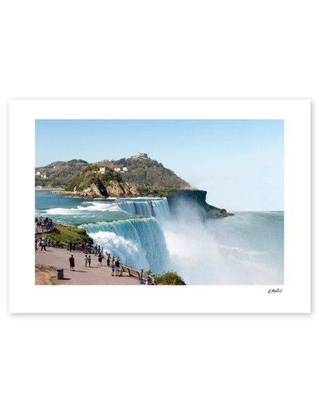 Collage "Cataratas Donostiarras 4" by Lance. A4, A3 reproductions
